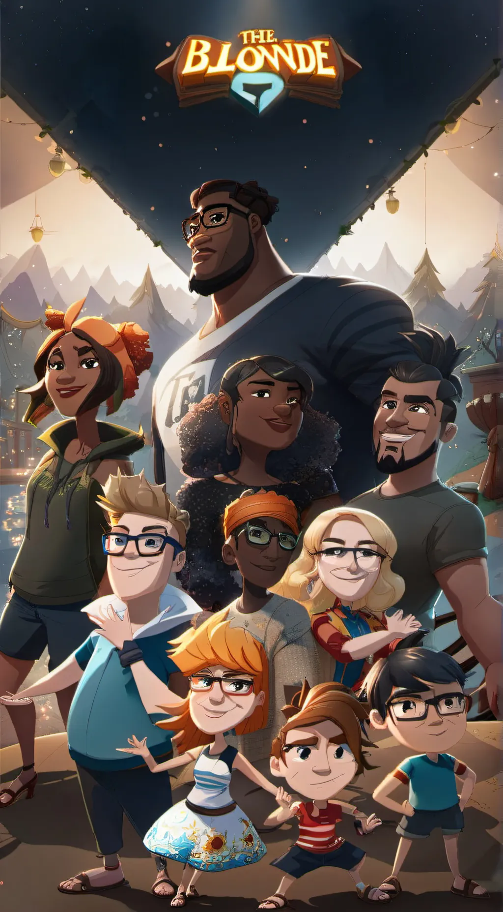 ai character: Dusk background