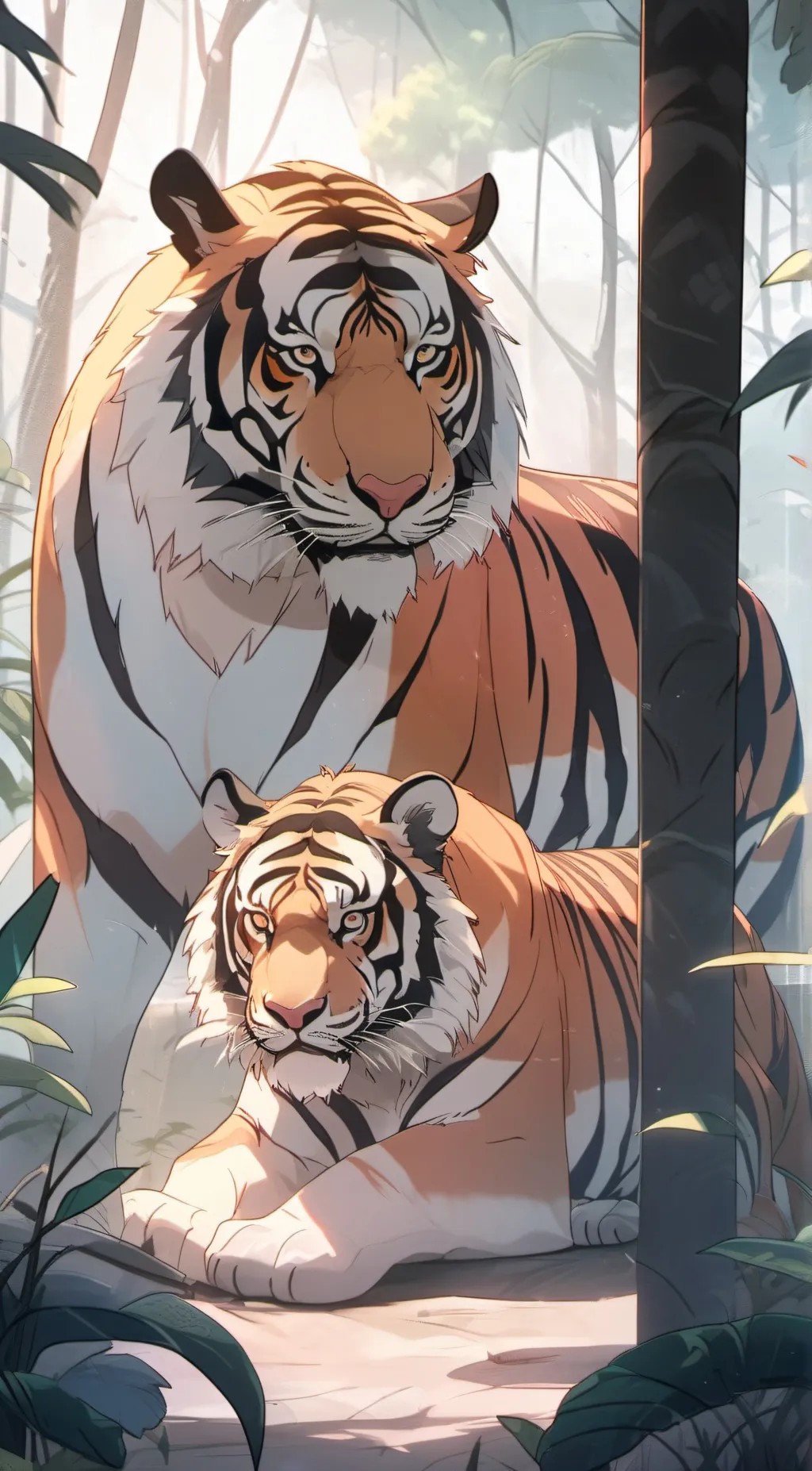 ai character: Alex and Zane  background