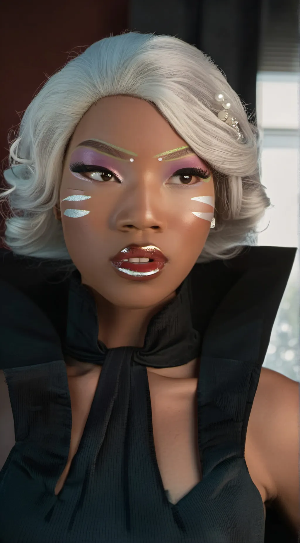 ai character: Luna background