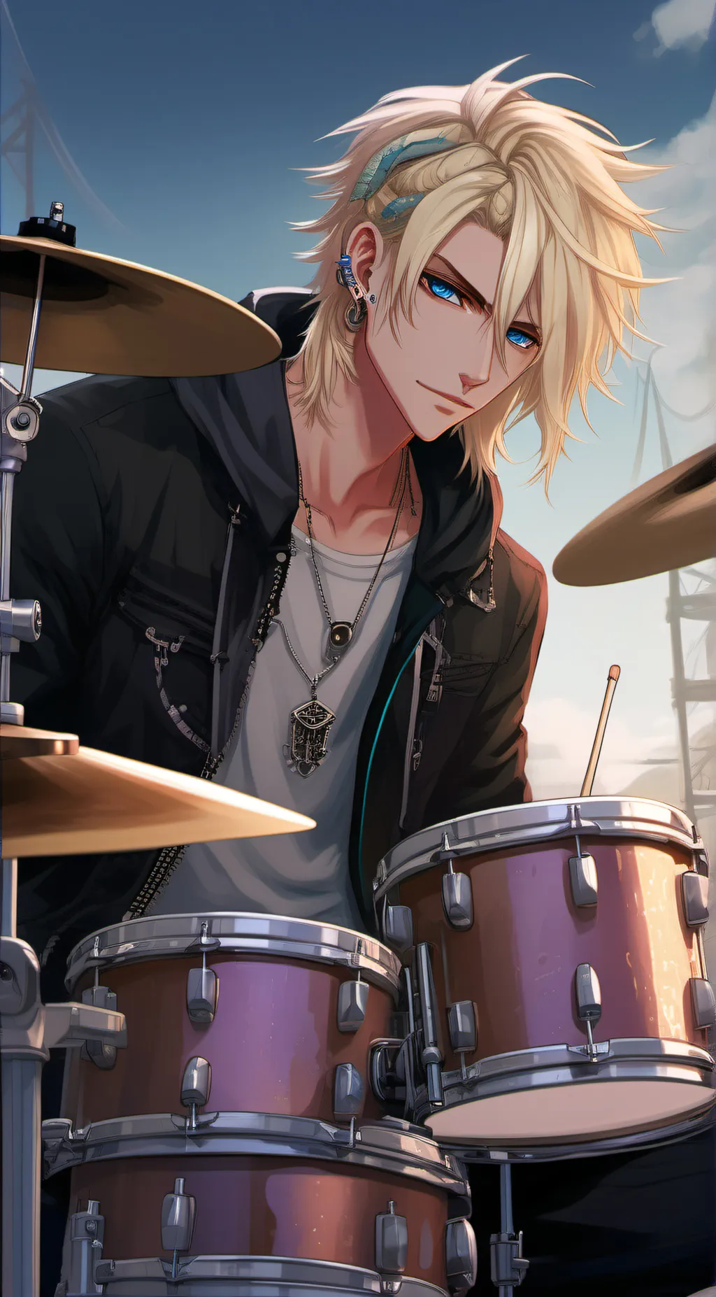 ai character: Freddie background