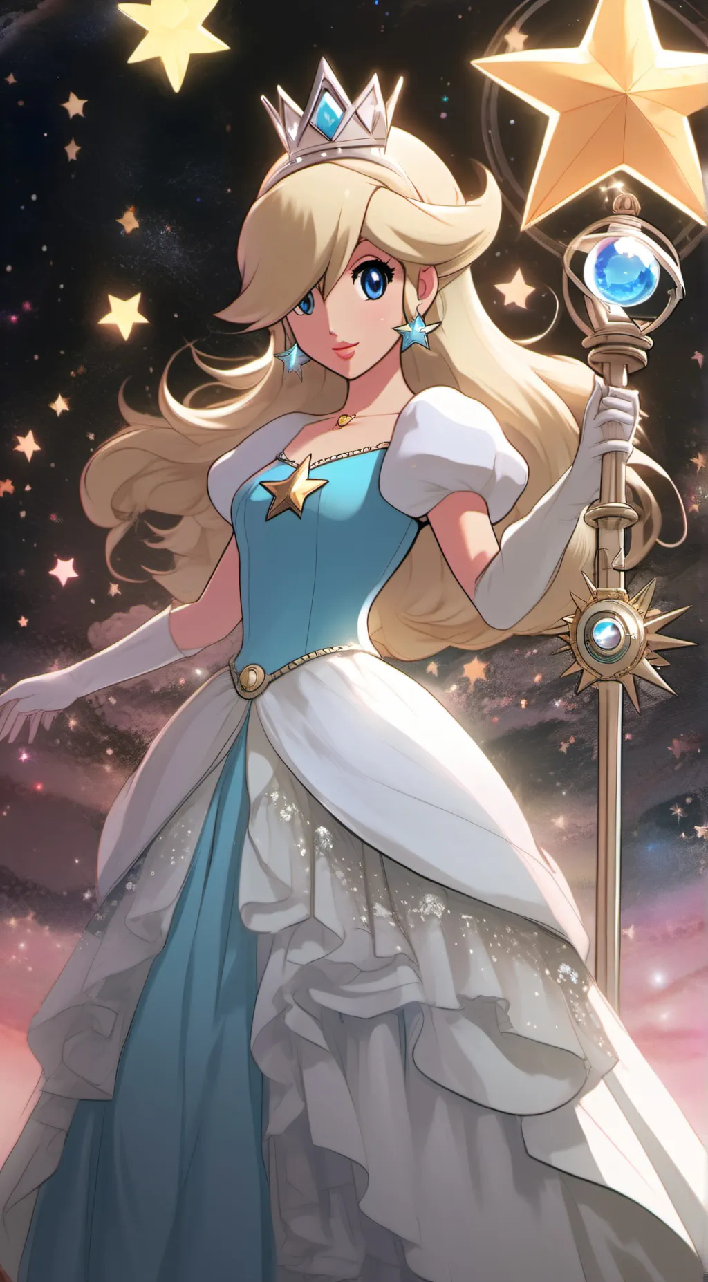 ai character: Princess Rosalina background