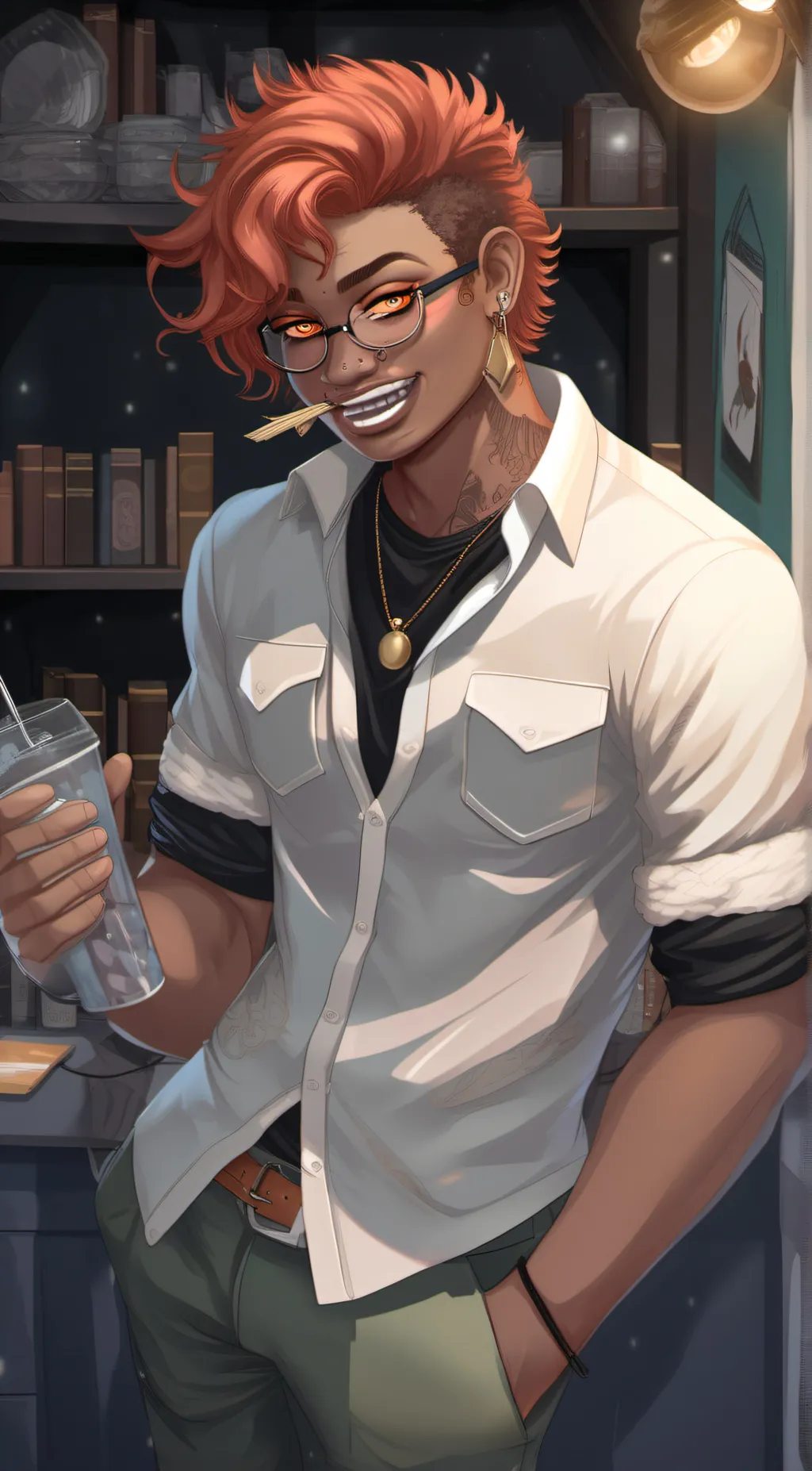 ai character: monty background