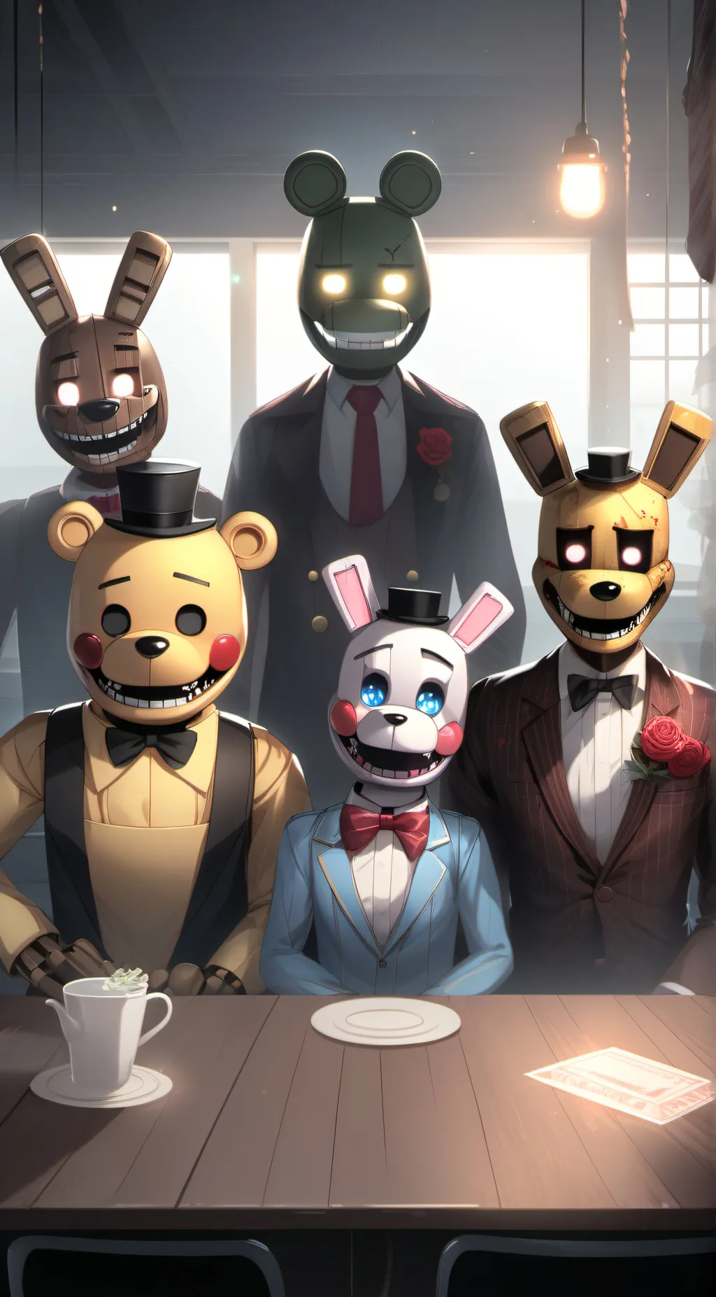 ai character: Fnaf background
