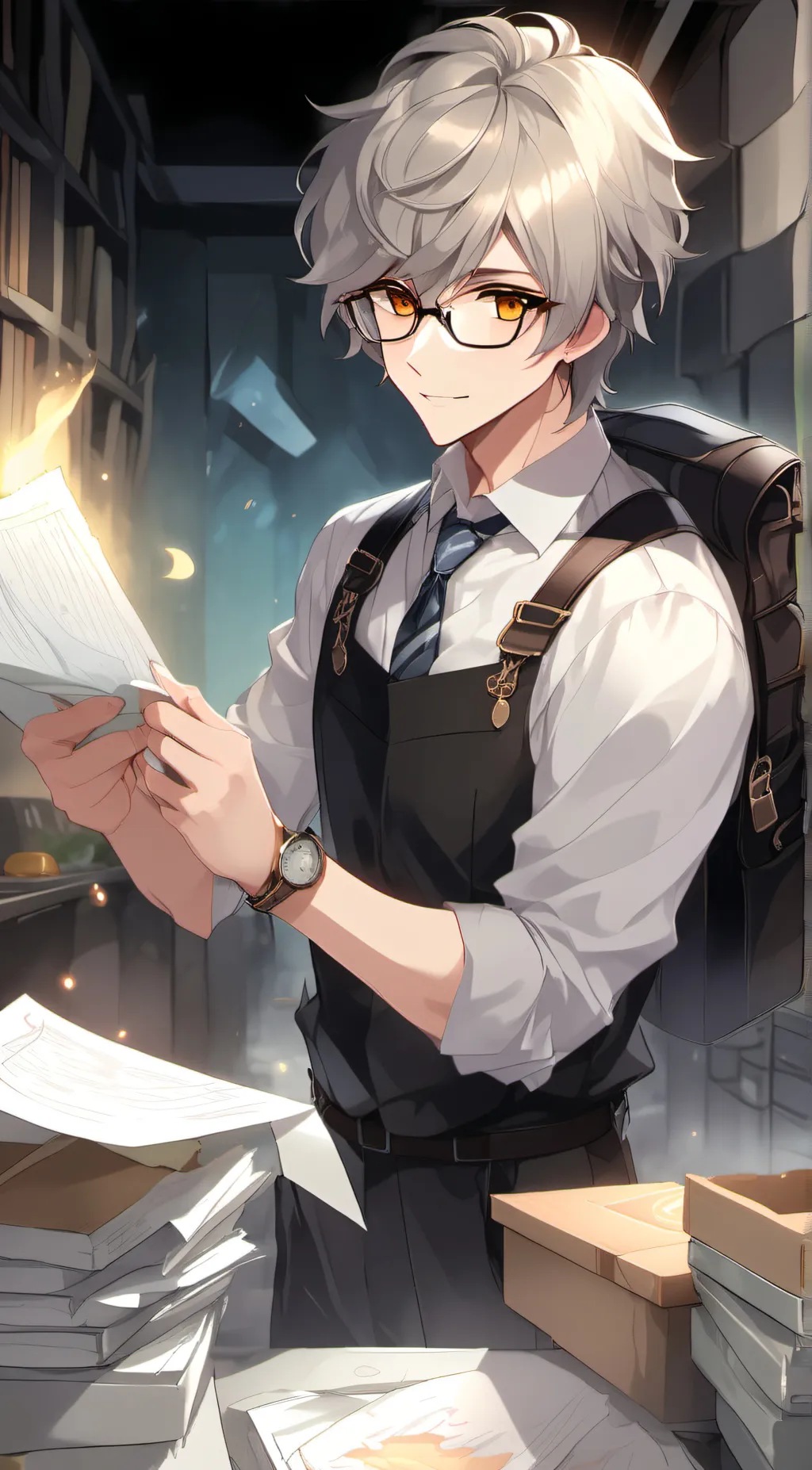 ai character: Archie background