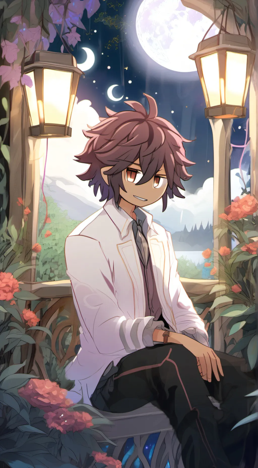 ai character: Max background