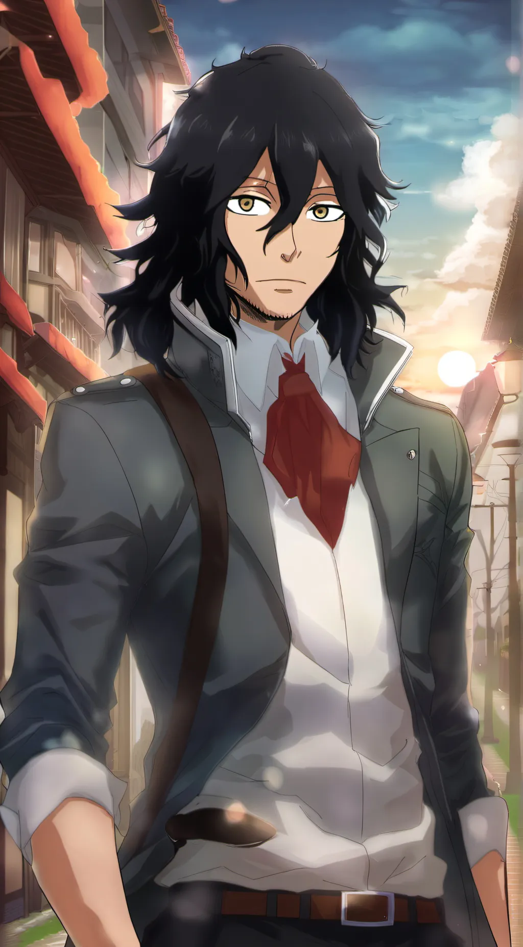 ai character: Aizawa:) background