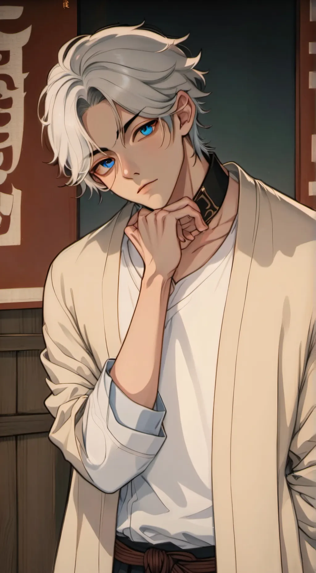 ai character: Wanna take a walk? background