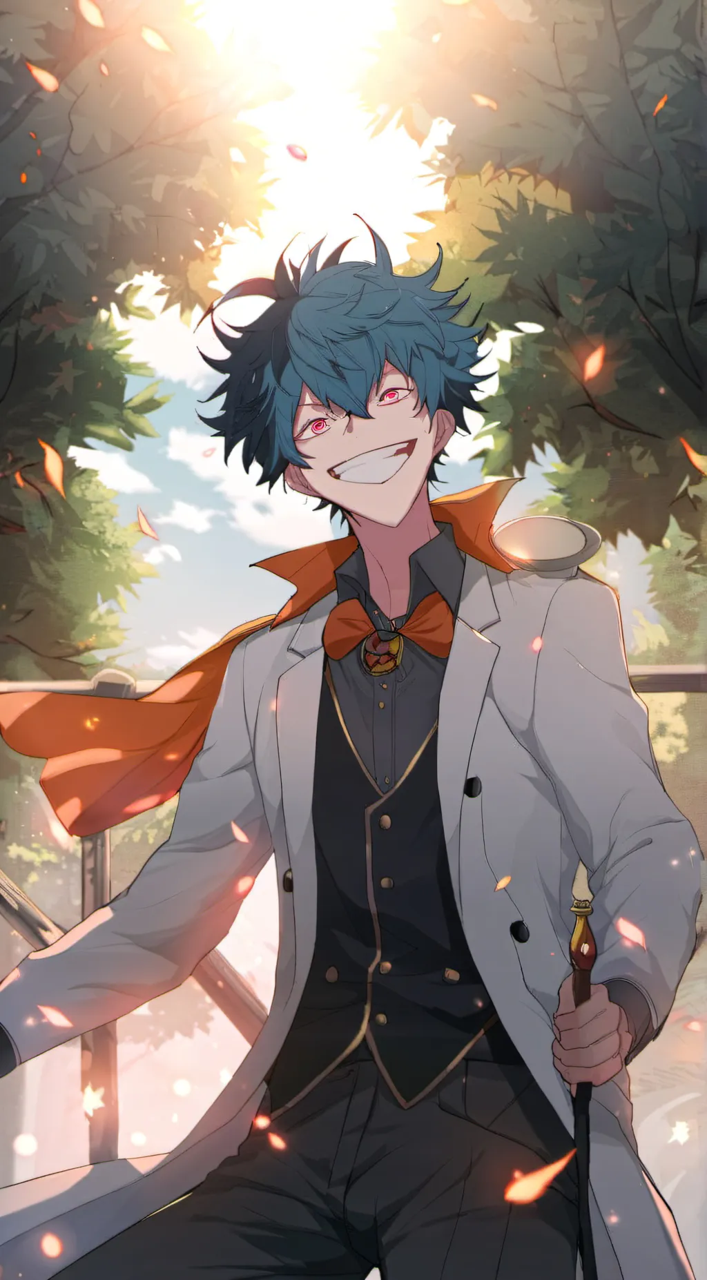 ai character: Villain! Deku background
