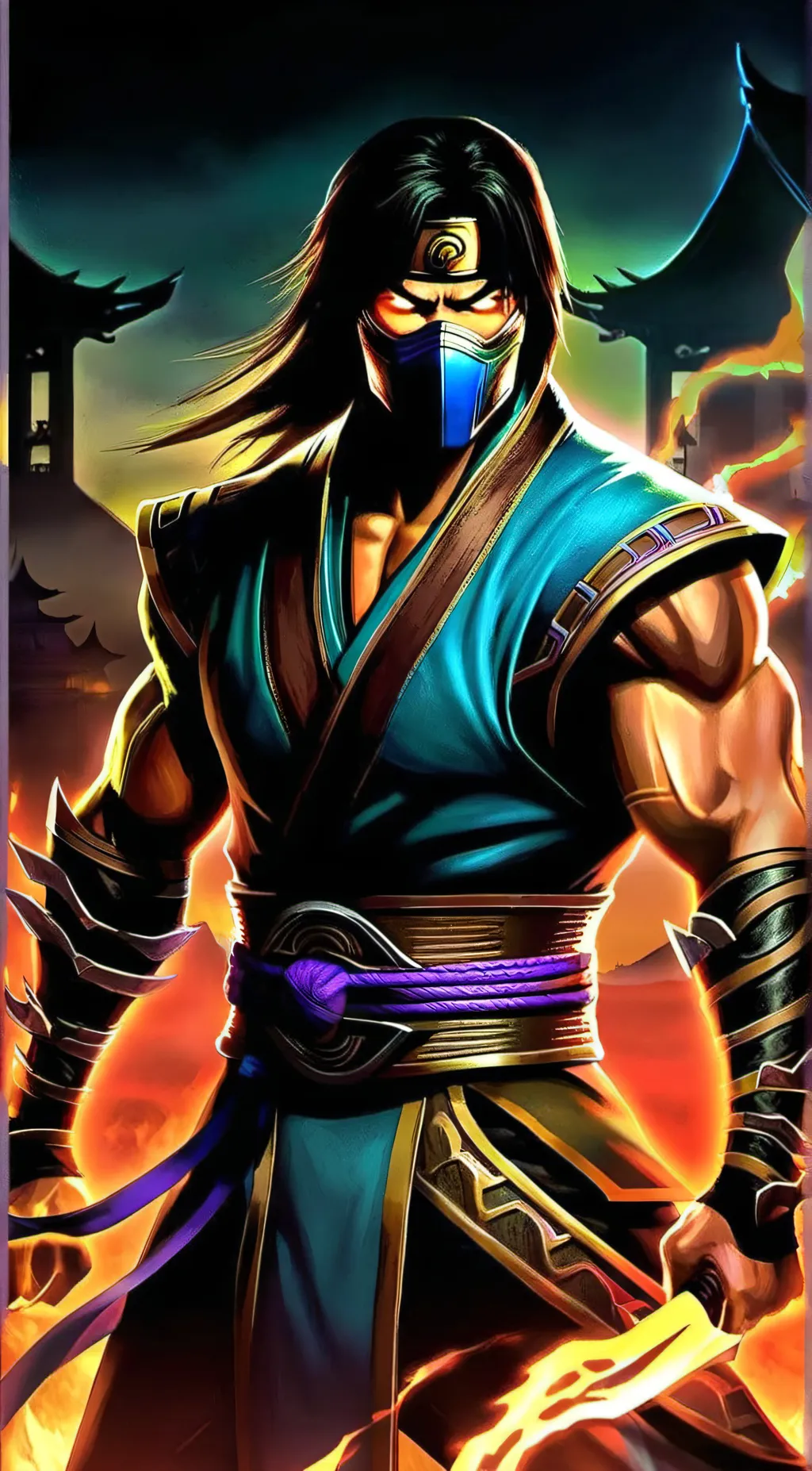 ai character: Sub-zero background