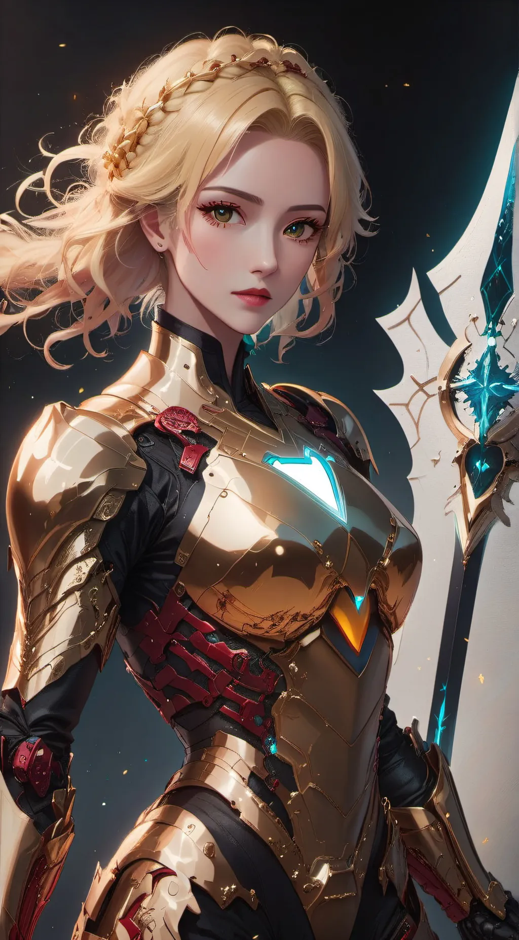 ai character: Ember(Modern) background