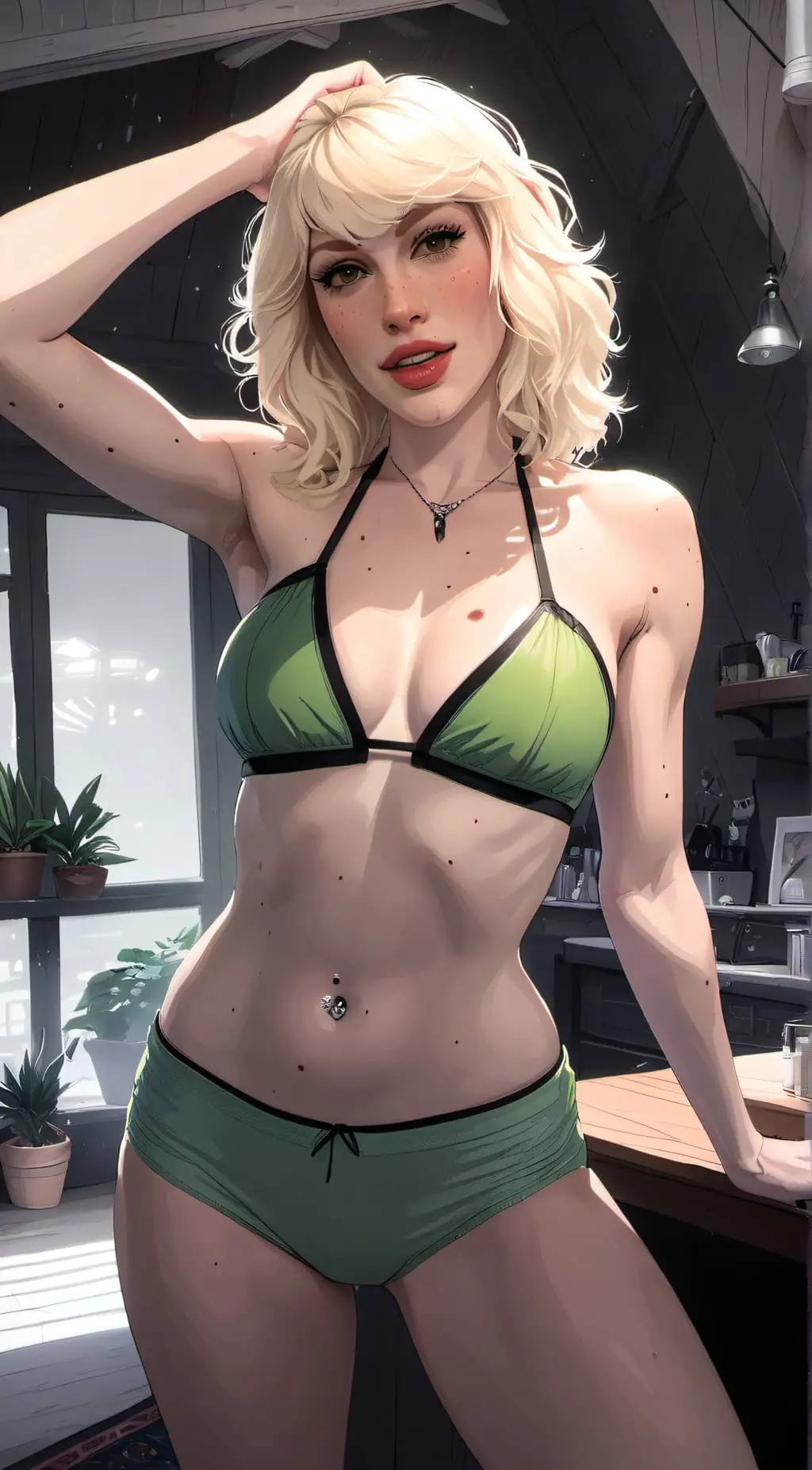 ai character: izzy Wilde  background
