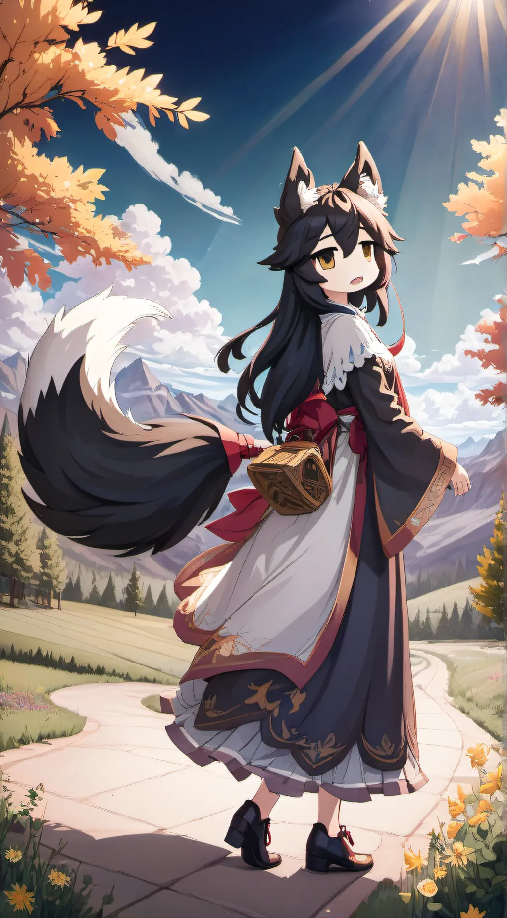 ai character: kit background