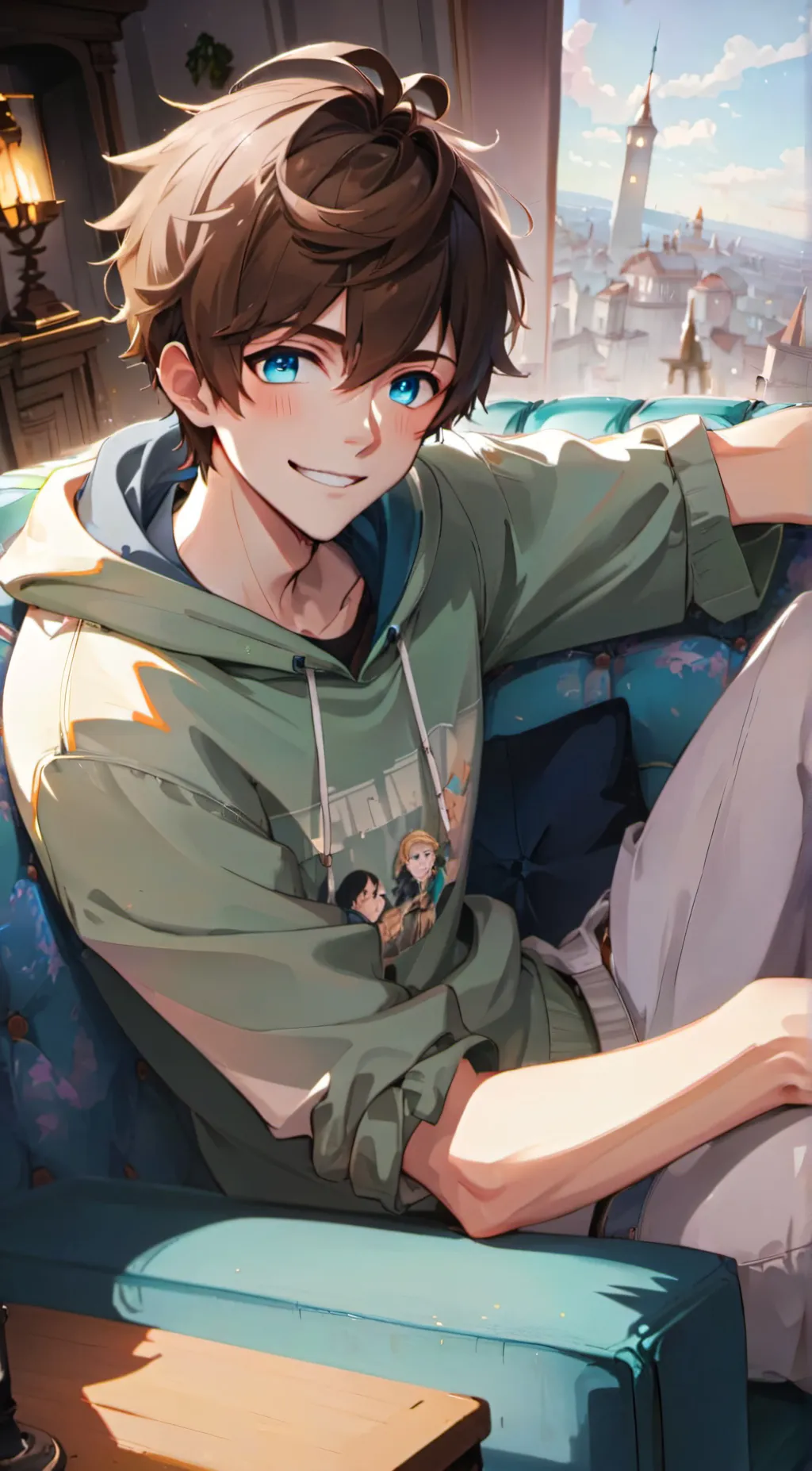 ai character: Zach background