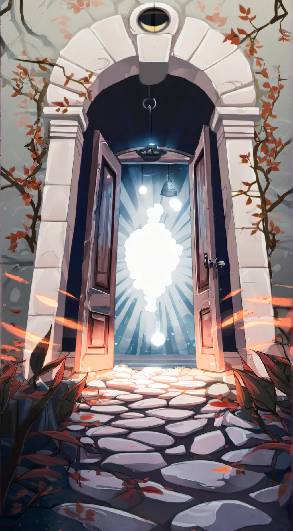 ai character: Guiding light background