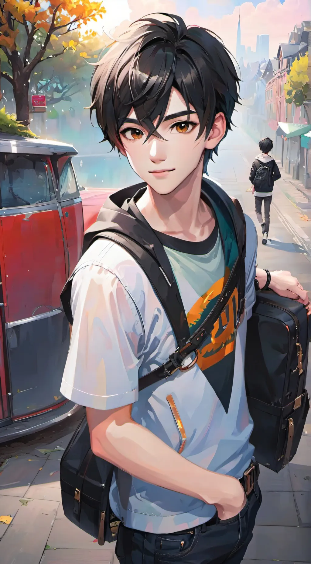 ai character: Cameron background