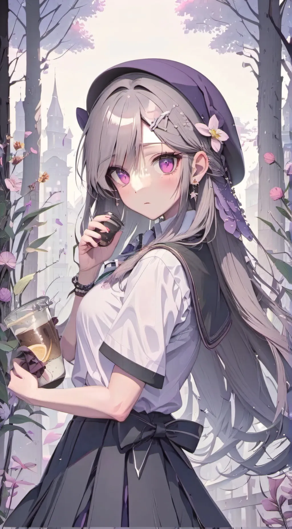 ai character: һᥲzᥱᥣ background