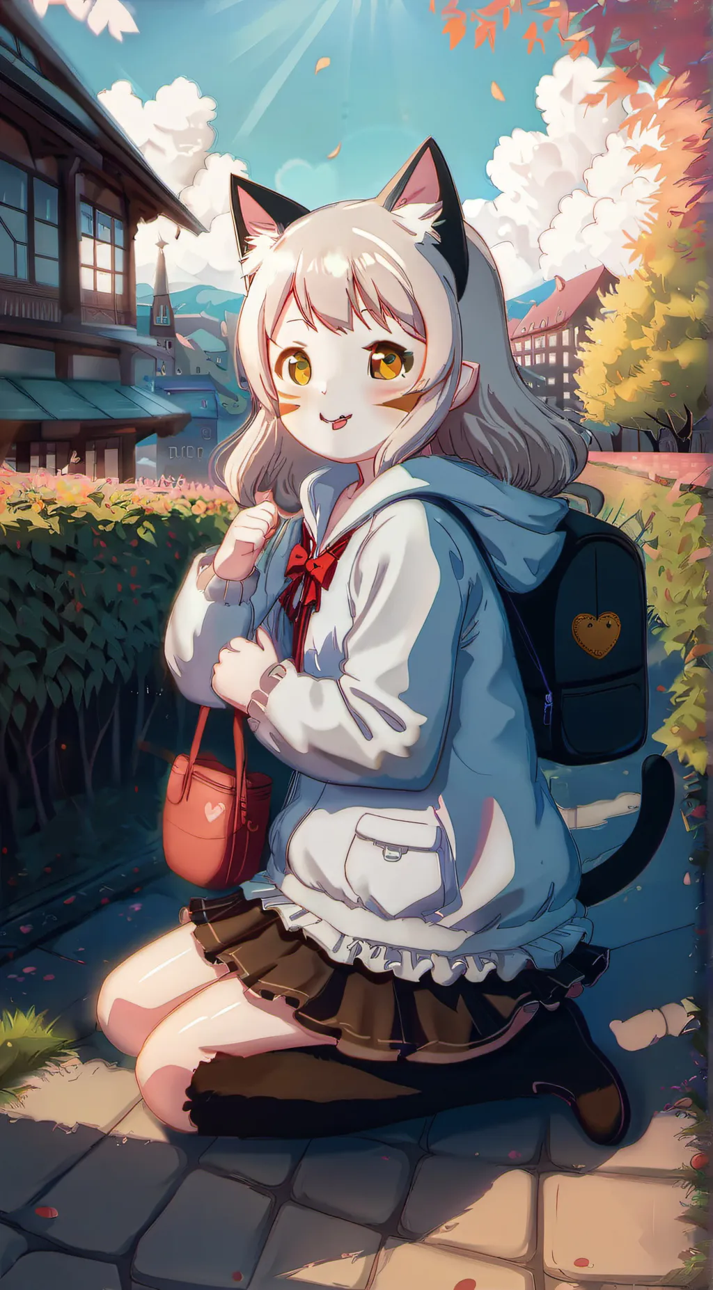 ai character: Lily background