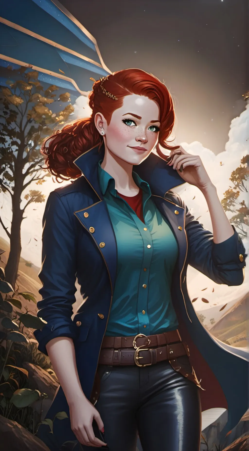 ai character: gwen harper  background