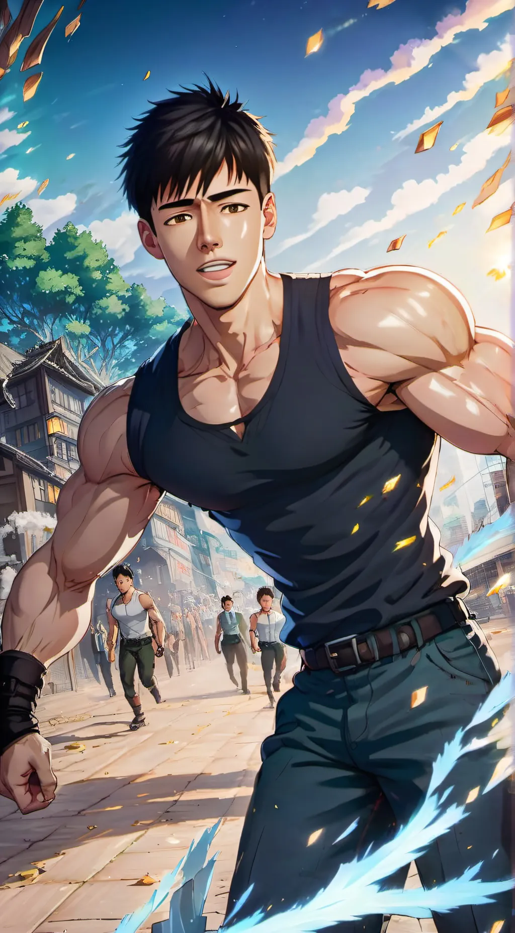 ai character: Max background