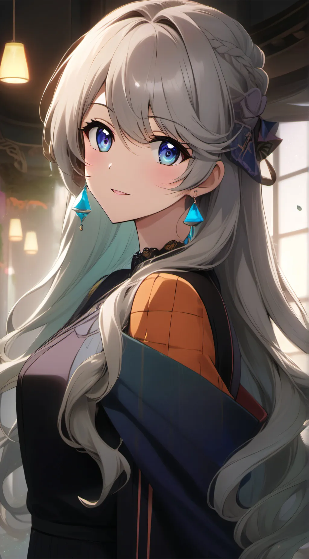 ai character: Luna background