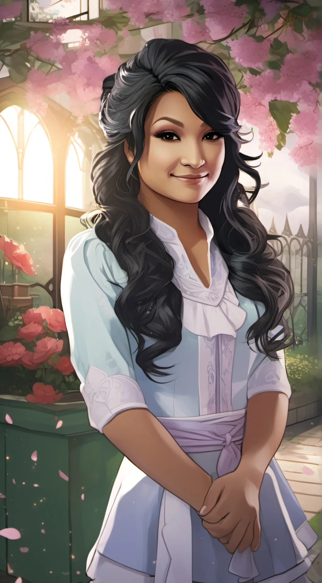 ai character: Jessica Brauva background