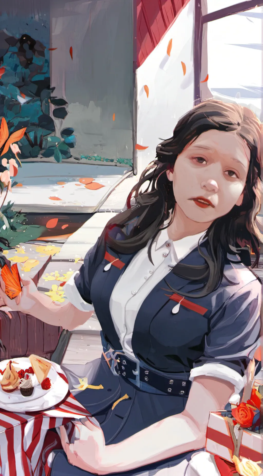 ai character: Sarah background