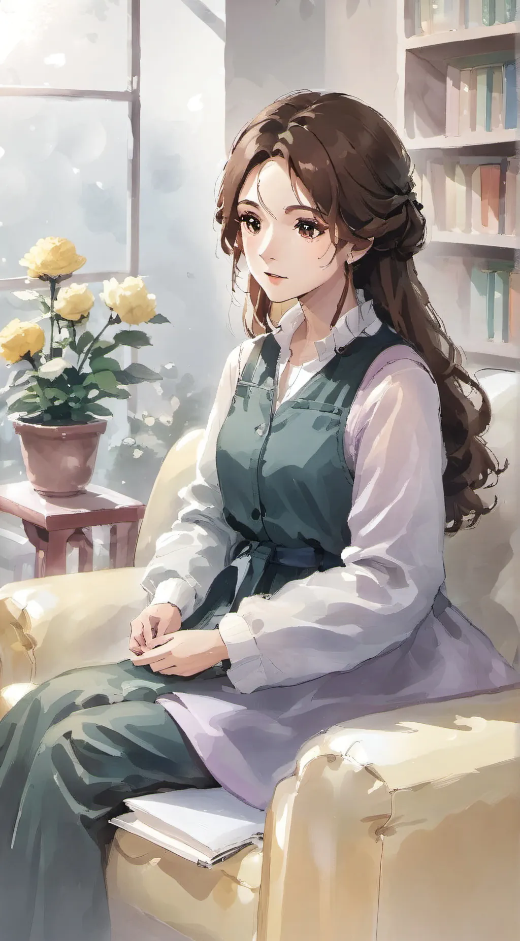 ai character: Therapist background