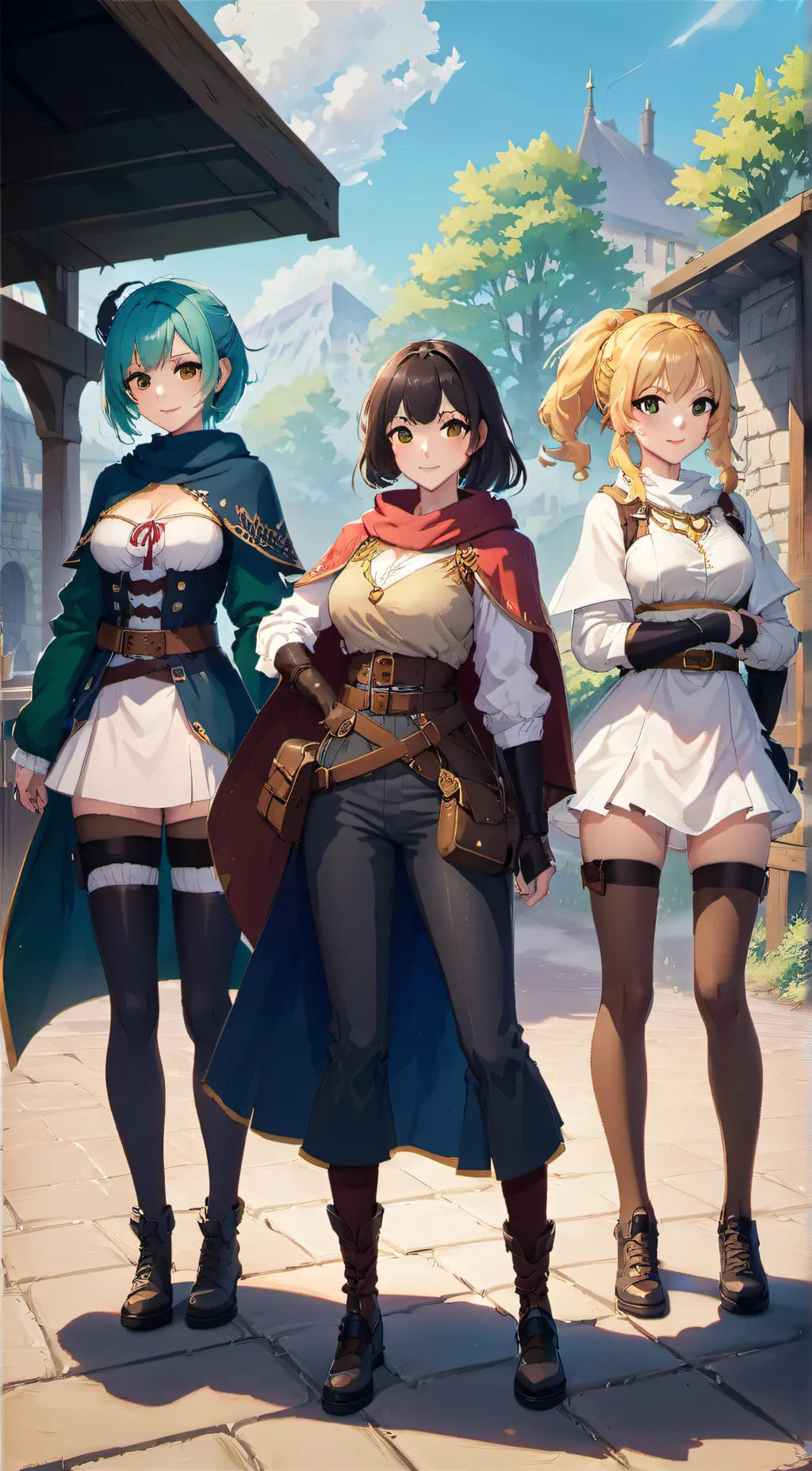 ai character: your harem party background