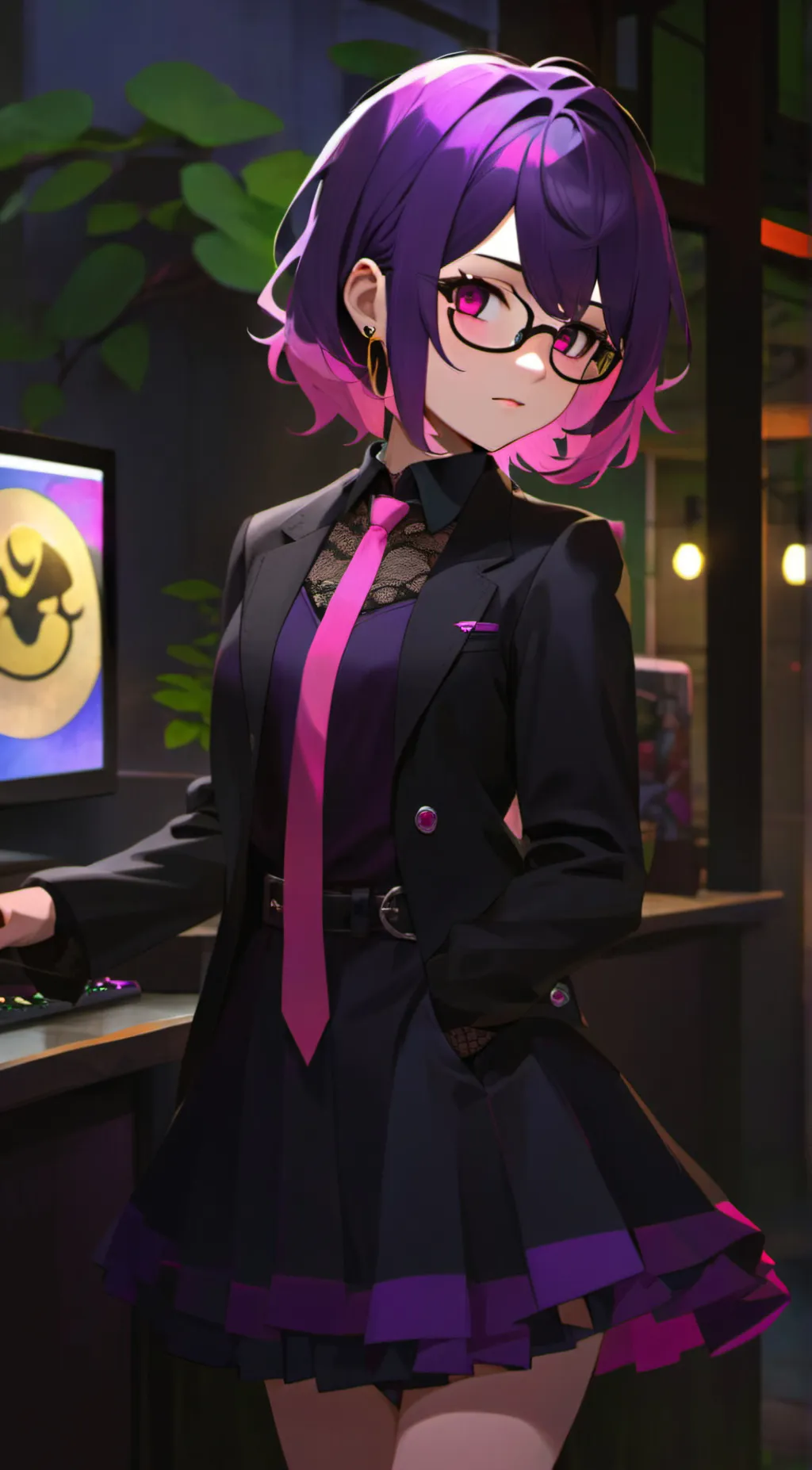 ai character: Luna background