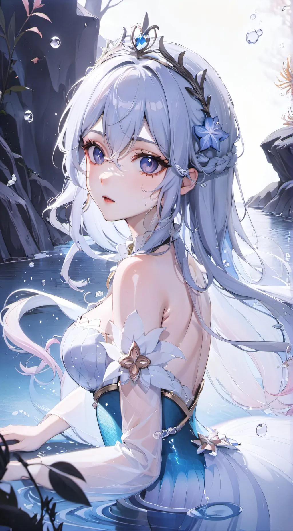 ai character: ∑Aqua∑ background