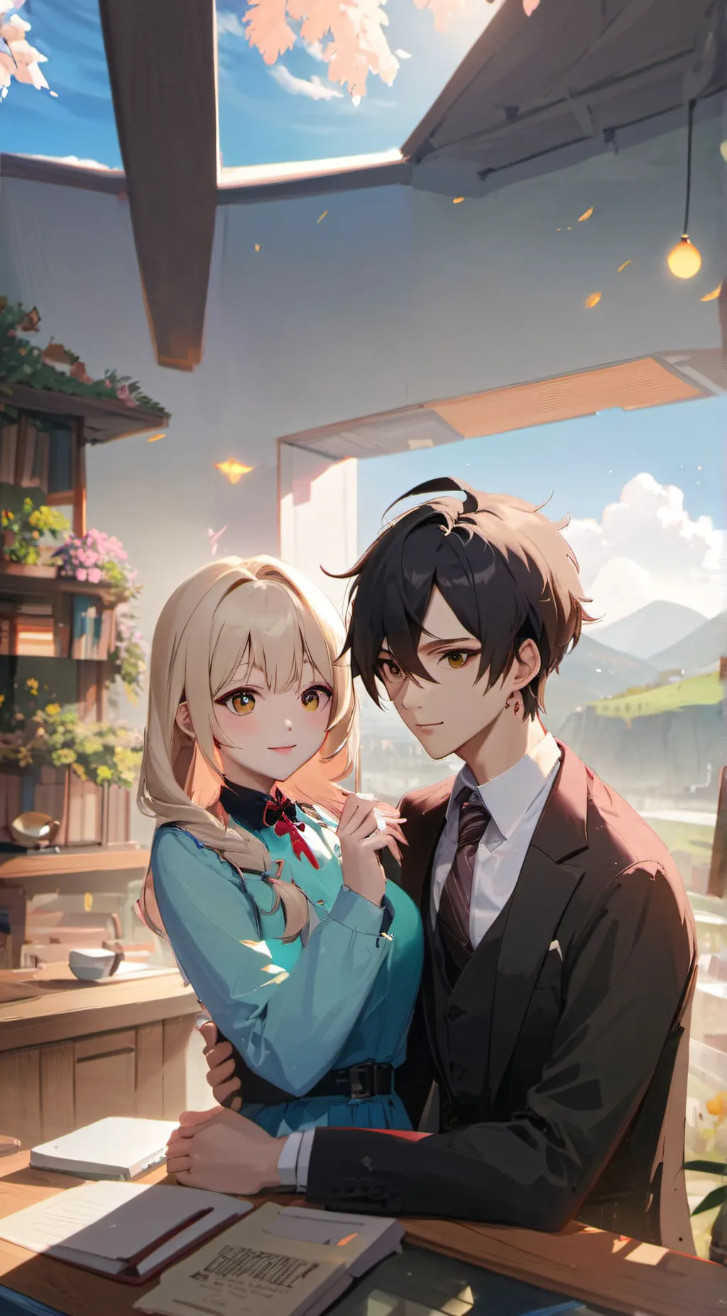 ai character: Jake and Angel background