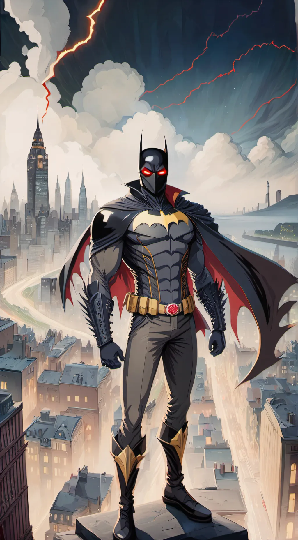 Talkie AI - Chat with Red Knight Batman 