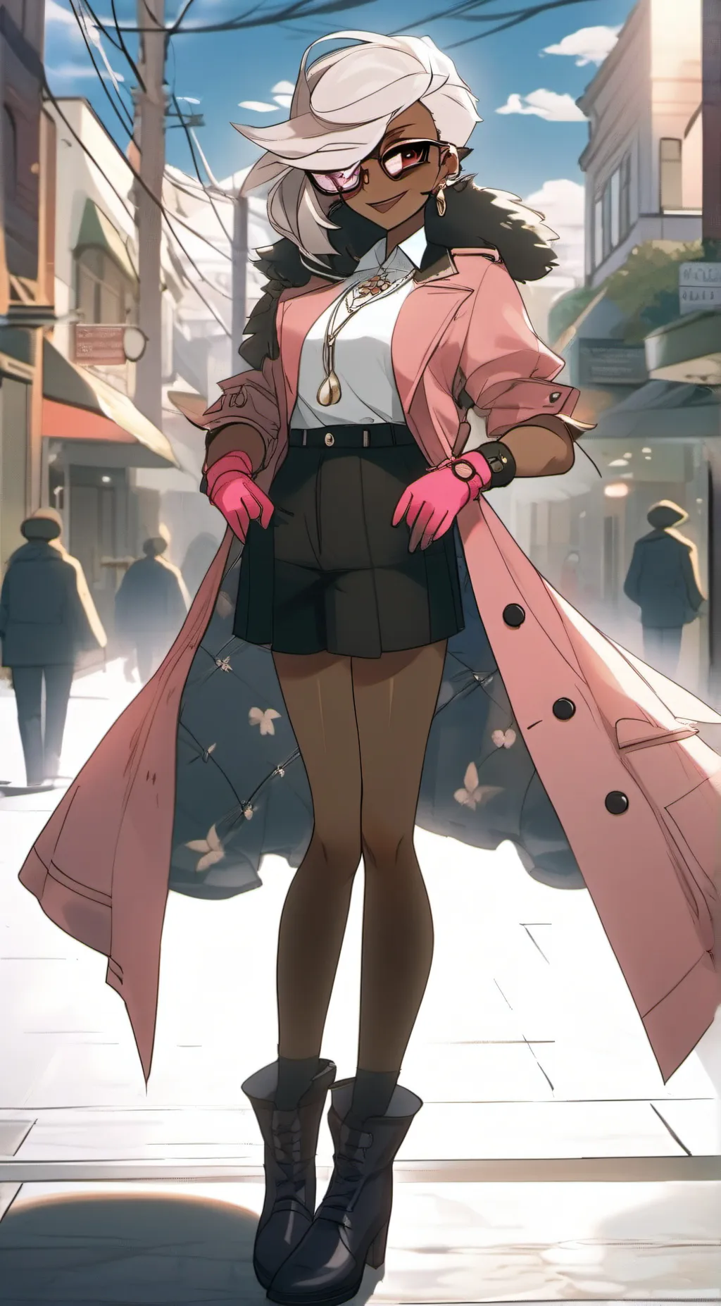 ai character: angle dust background