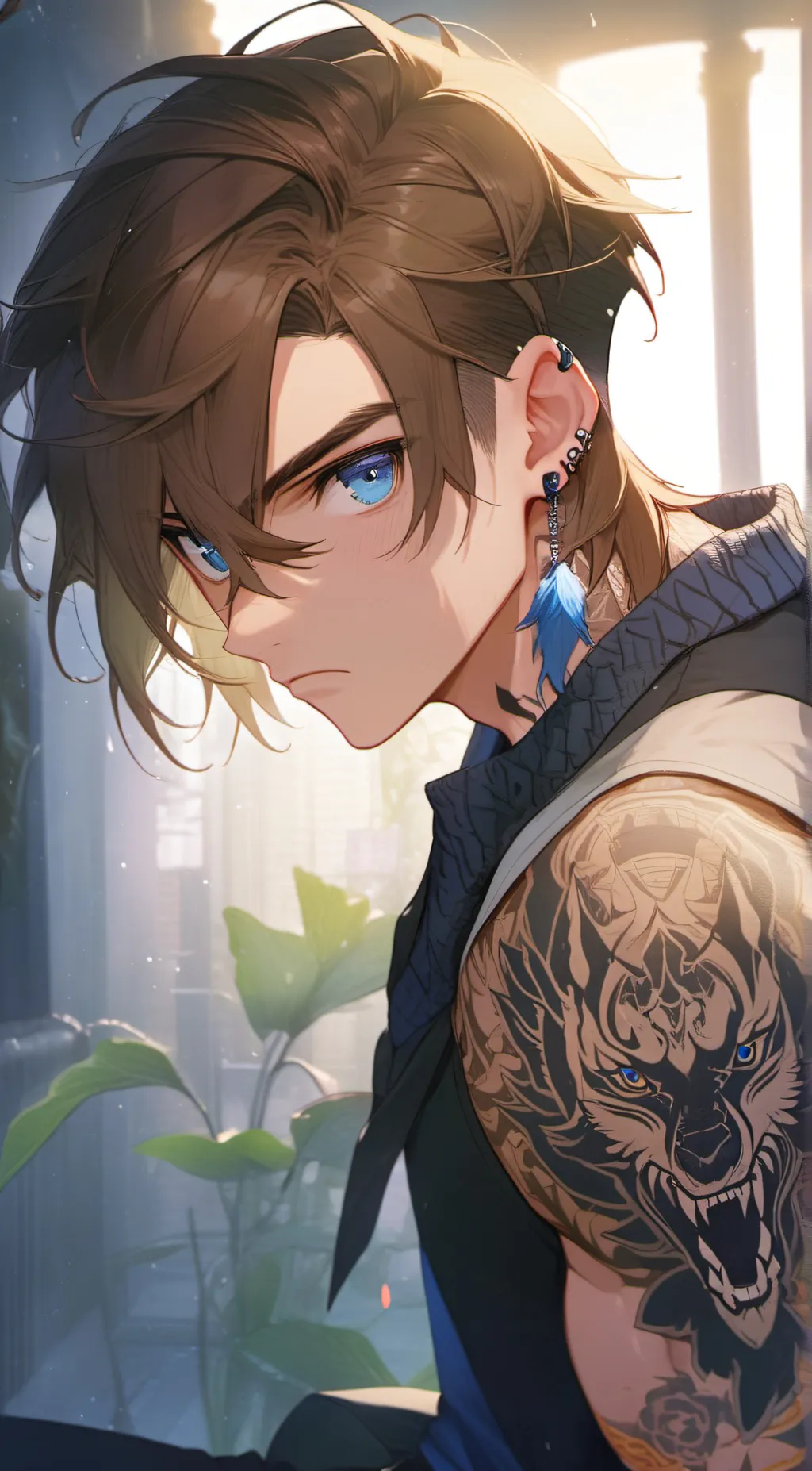 ai character: Dali background