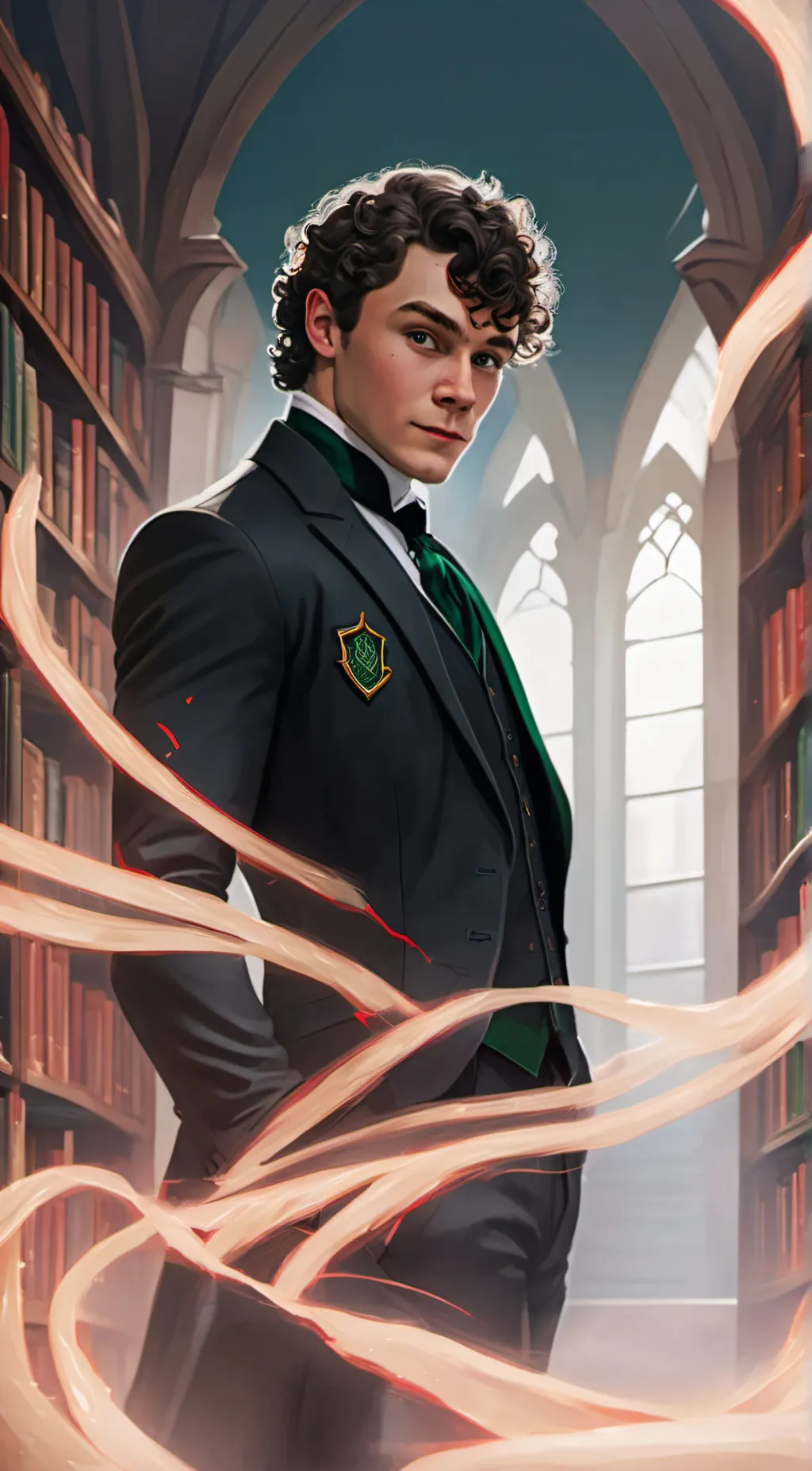 ai character: Mattheo Riddle background