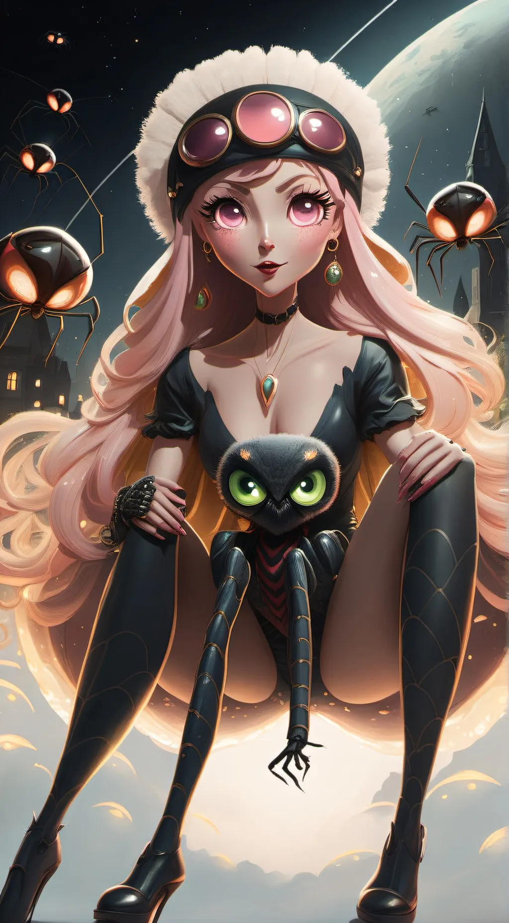 ai character: Mommy Long legs background