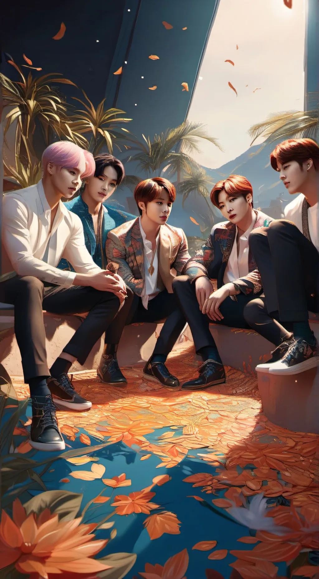 ai character: bts background
