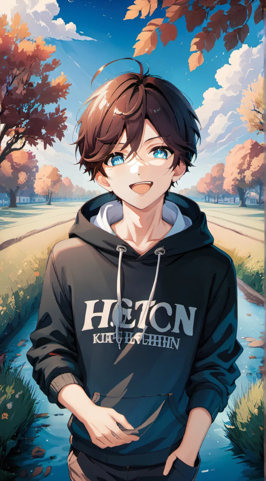 ai character: Theo background
