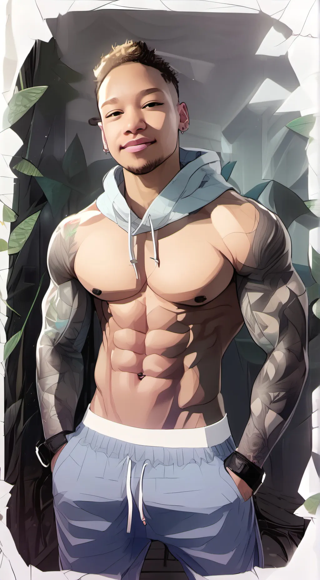 ai character:  kade background
