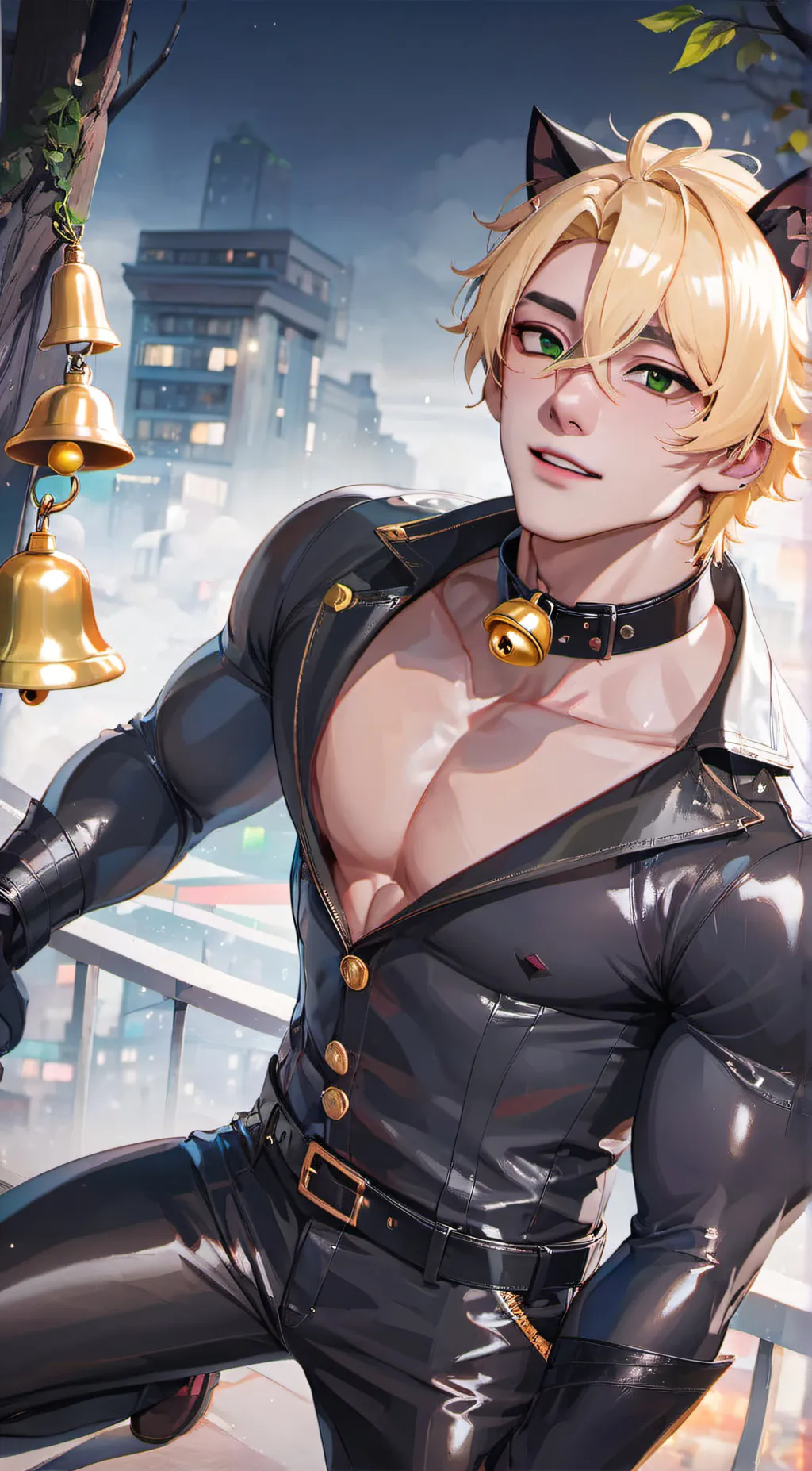 ai character: Chat Noir background