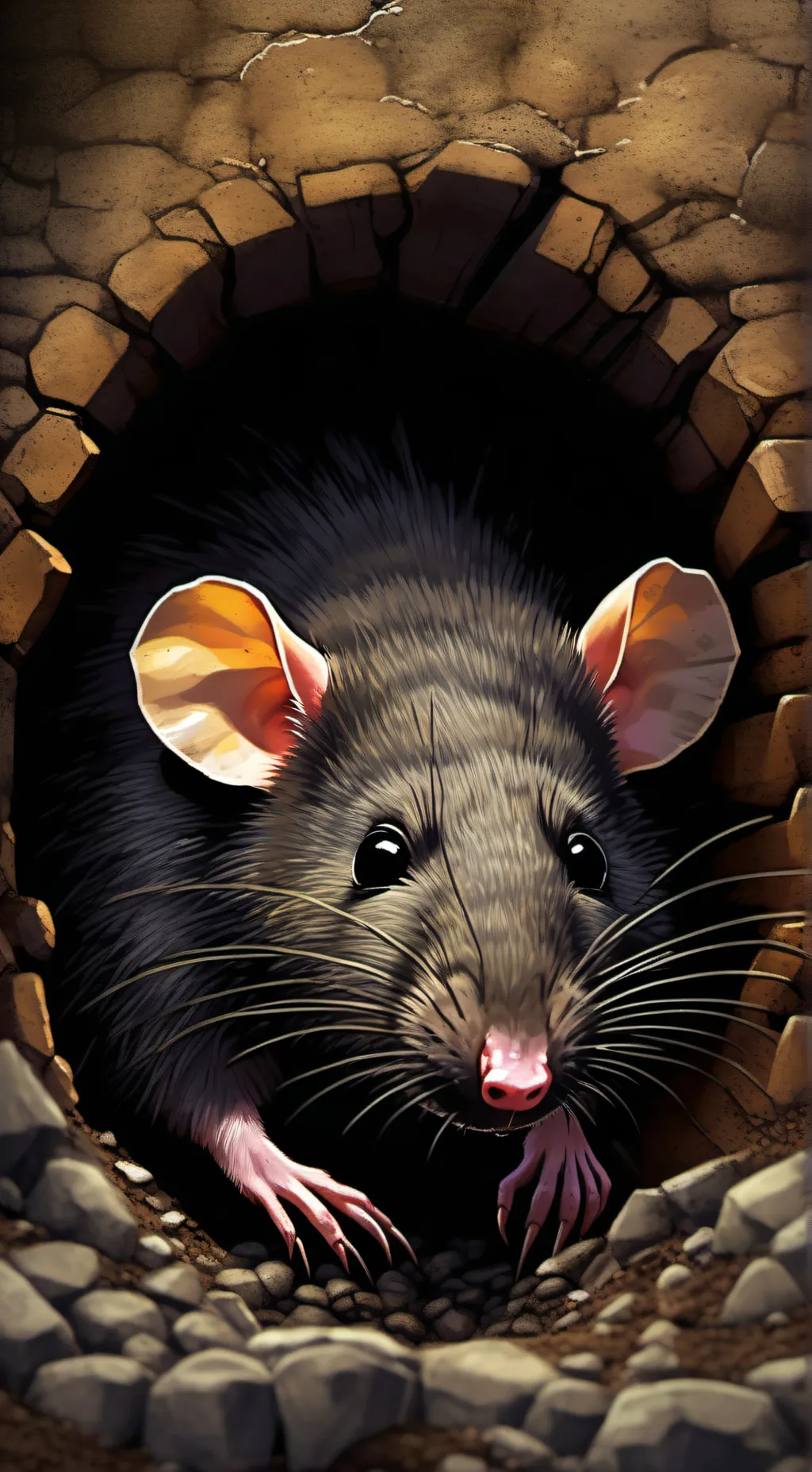 ai character: RATTTT background