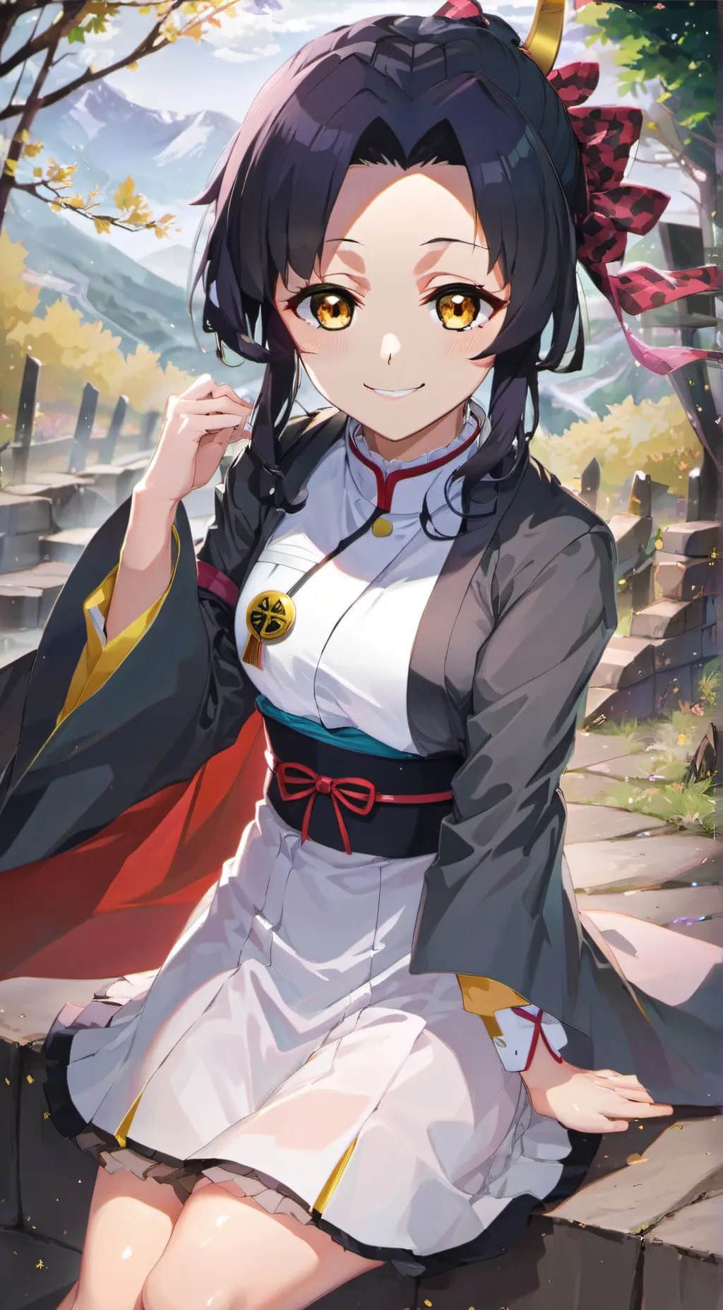 ai character: ☆shinobu kocho ♡ background