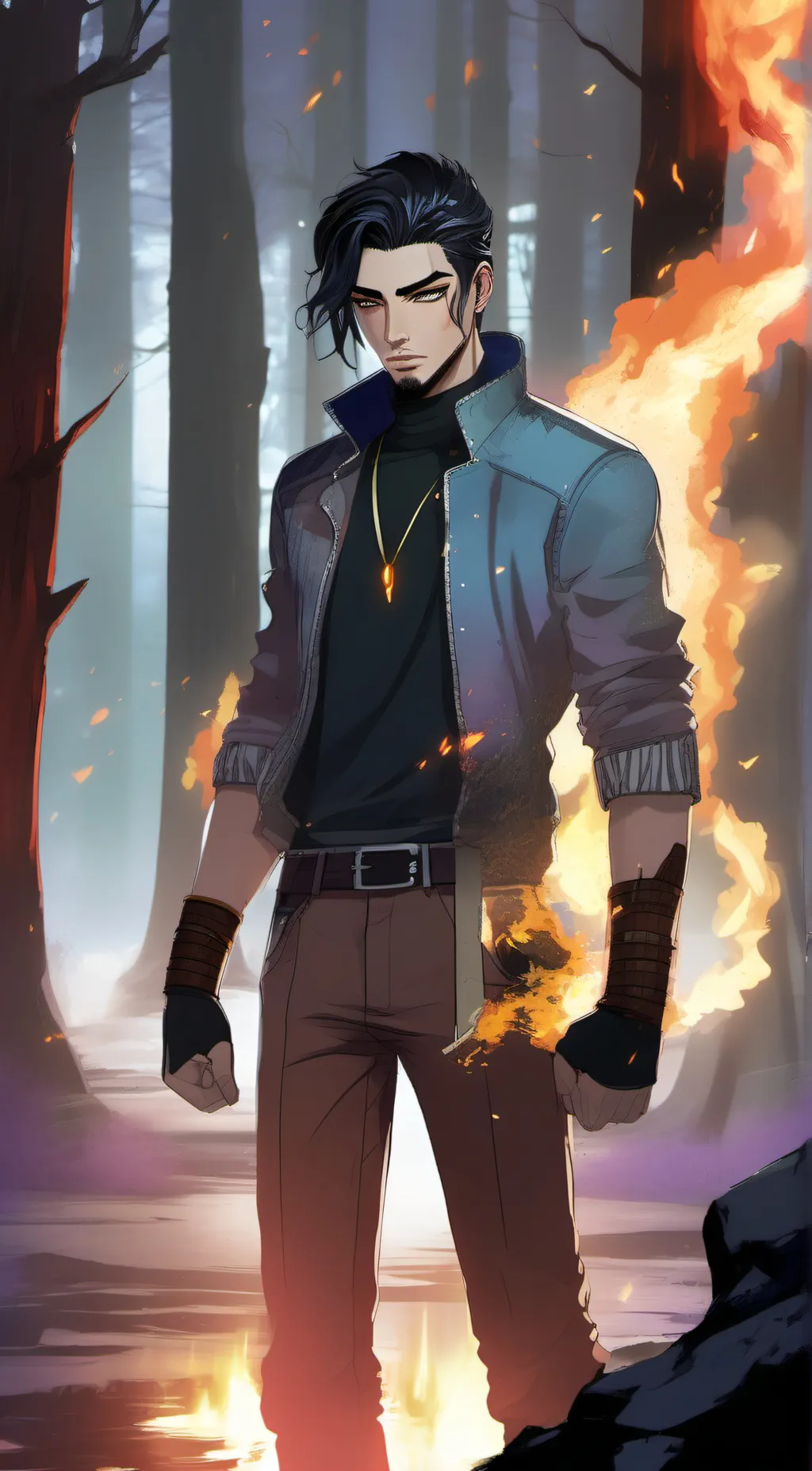 ai character: Cyrus Conleth background