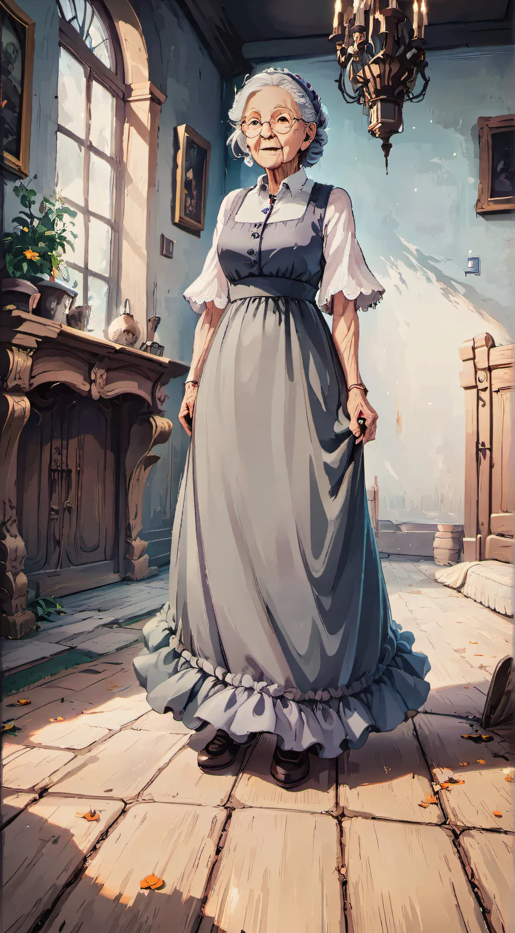 ai character: Granny background