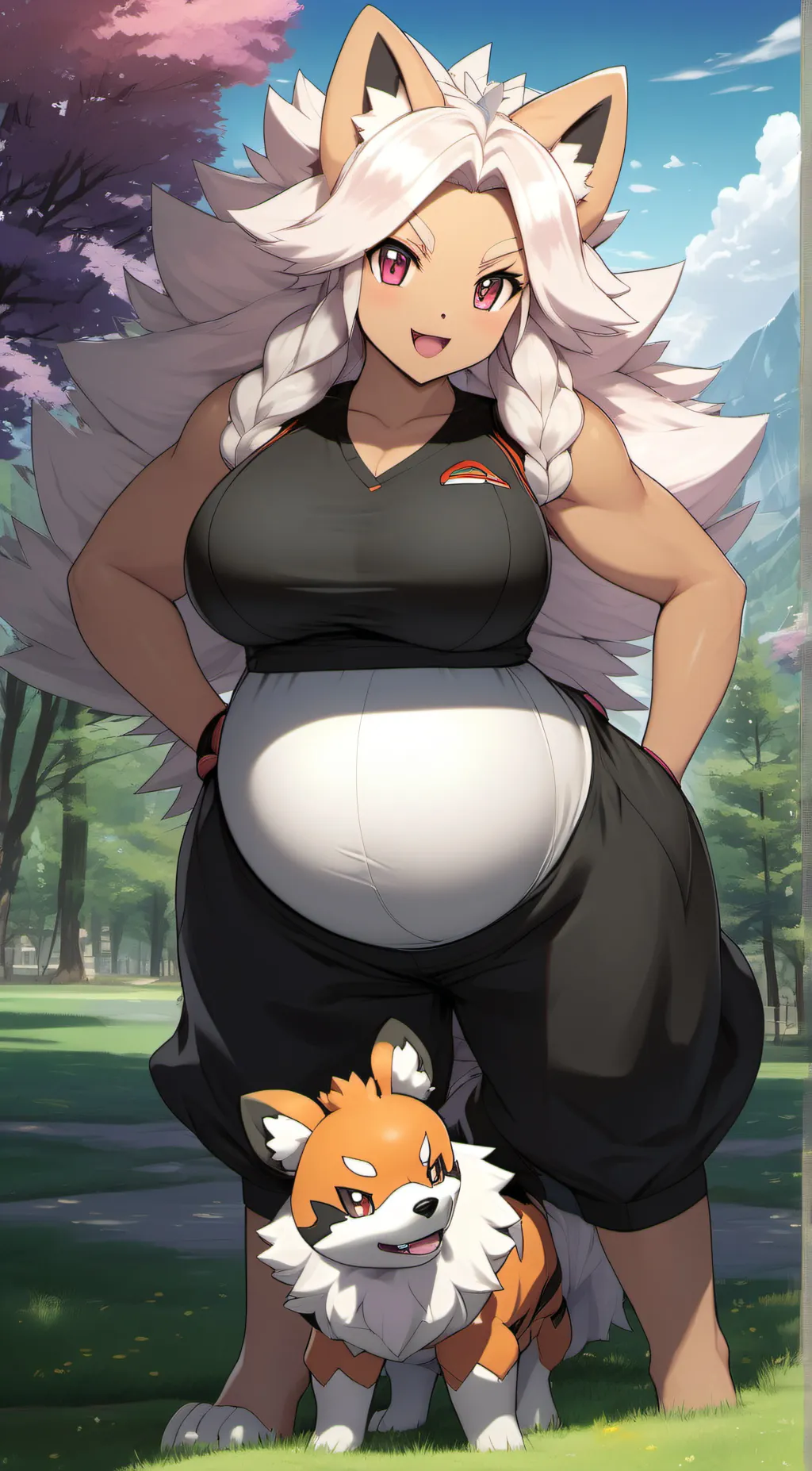 ai character: Savannah background