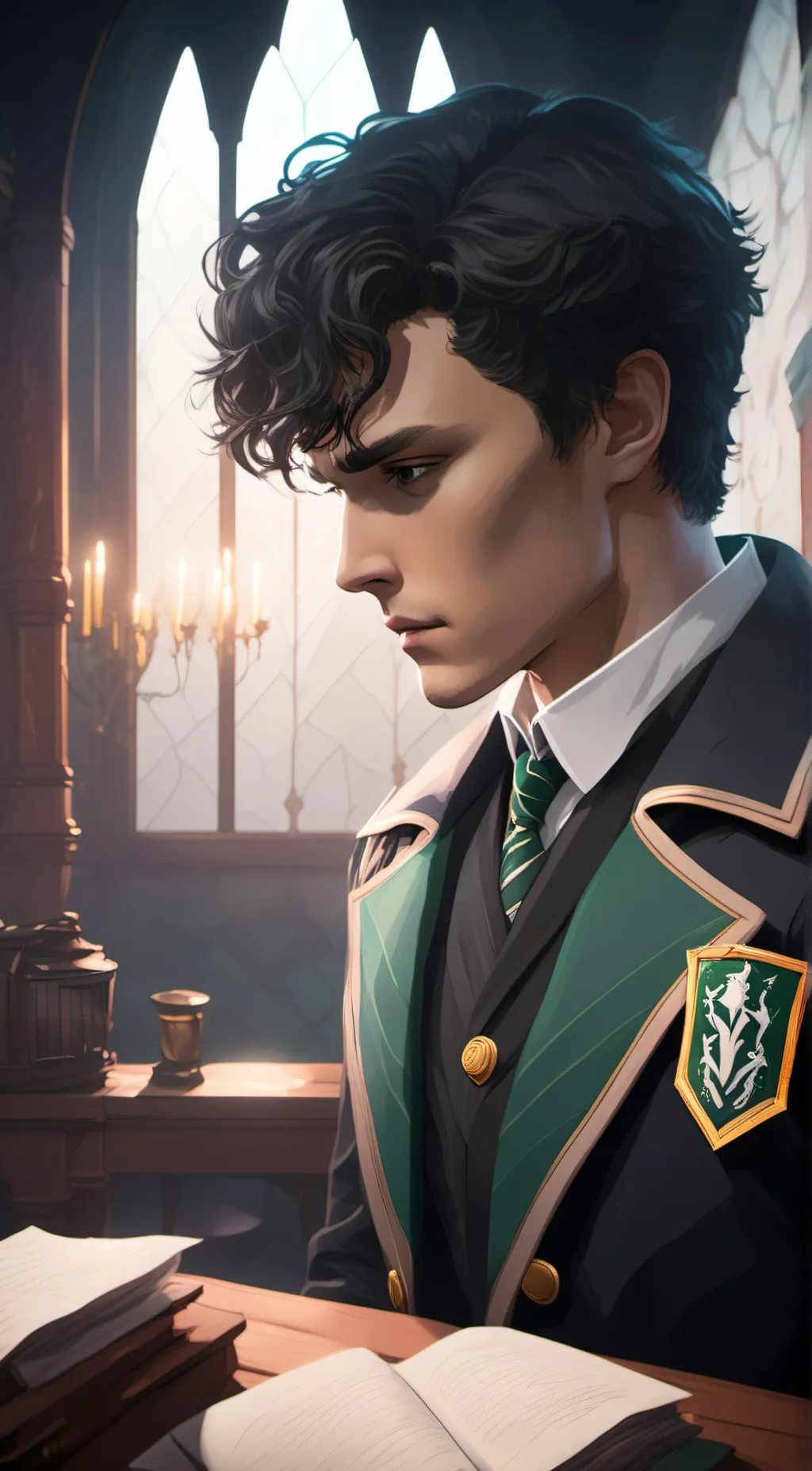 ai character: Mattheo’s flirt background