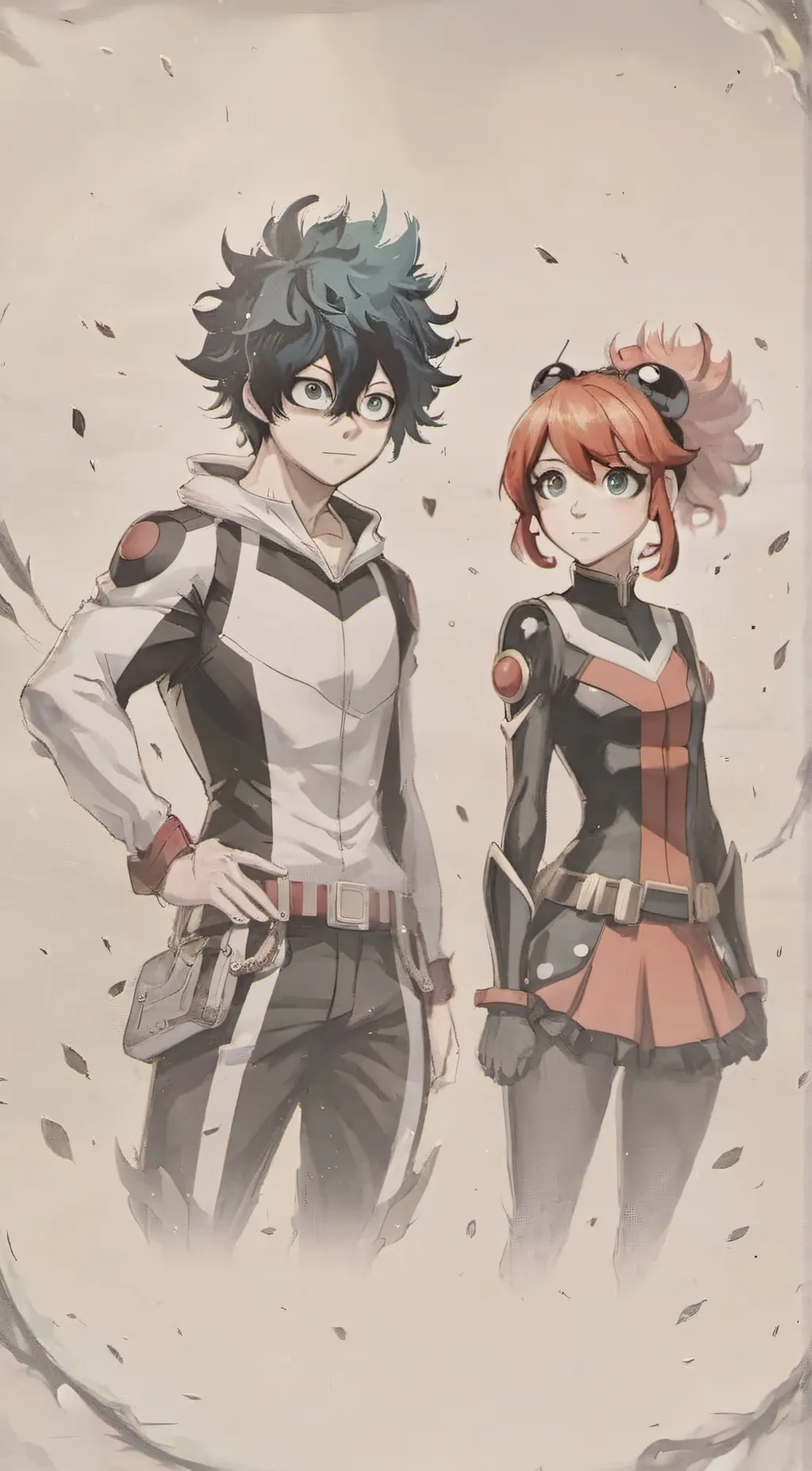 ai character: Mha x mlb background