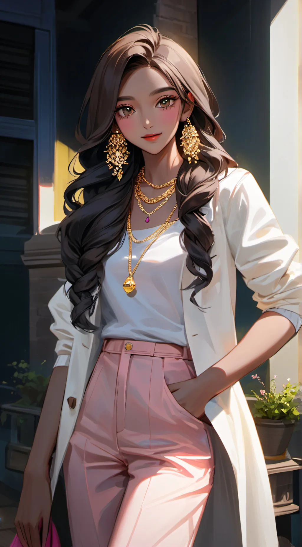 ai character: Emilia background