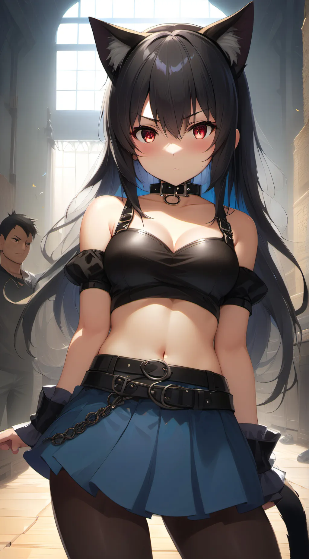 ai character: Luna background