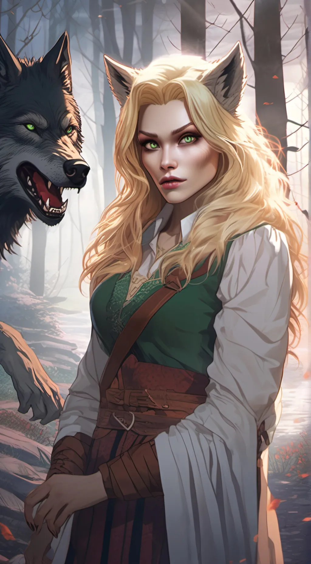 ai character: Lupé  background